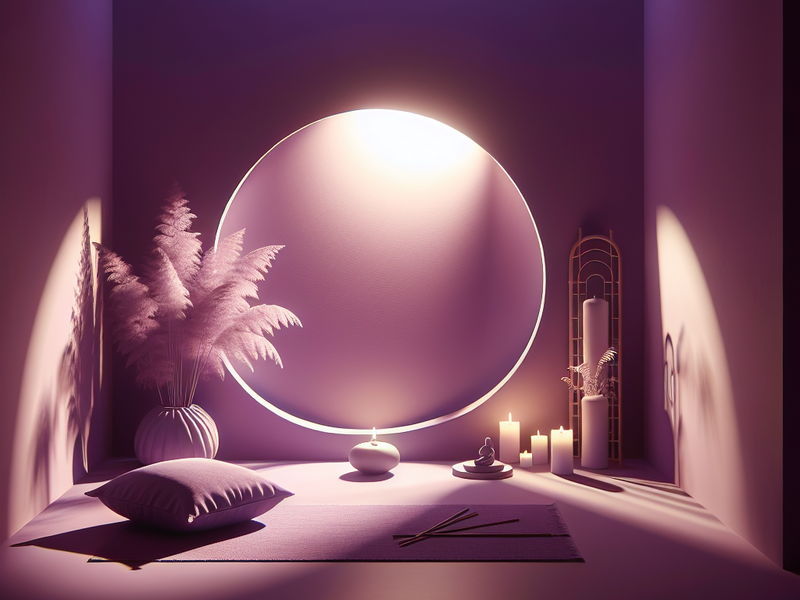 Lilac Meditation Room