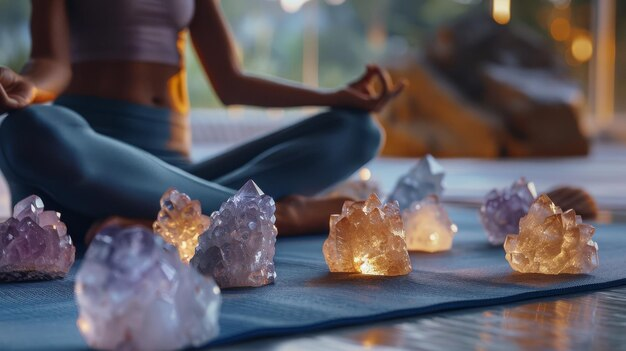 Meditação e Cristais para Equilibrar a Mente